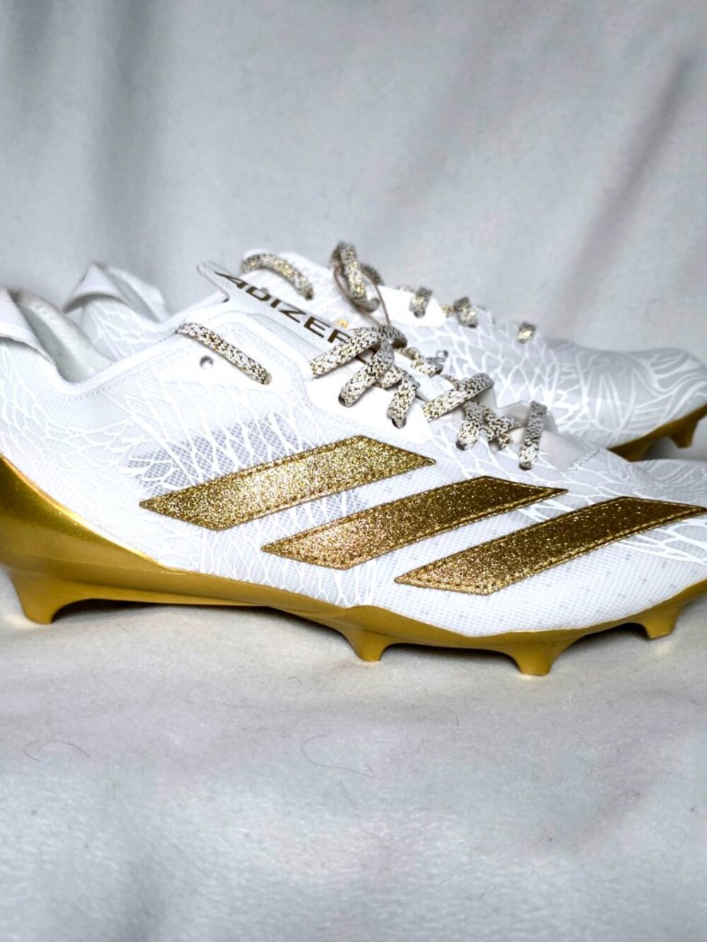 Adidas Men's Adizero Electric 2 Exotic Speed Soccer Cleats White Gold